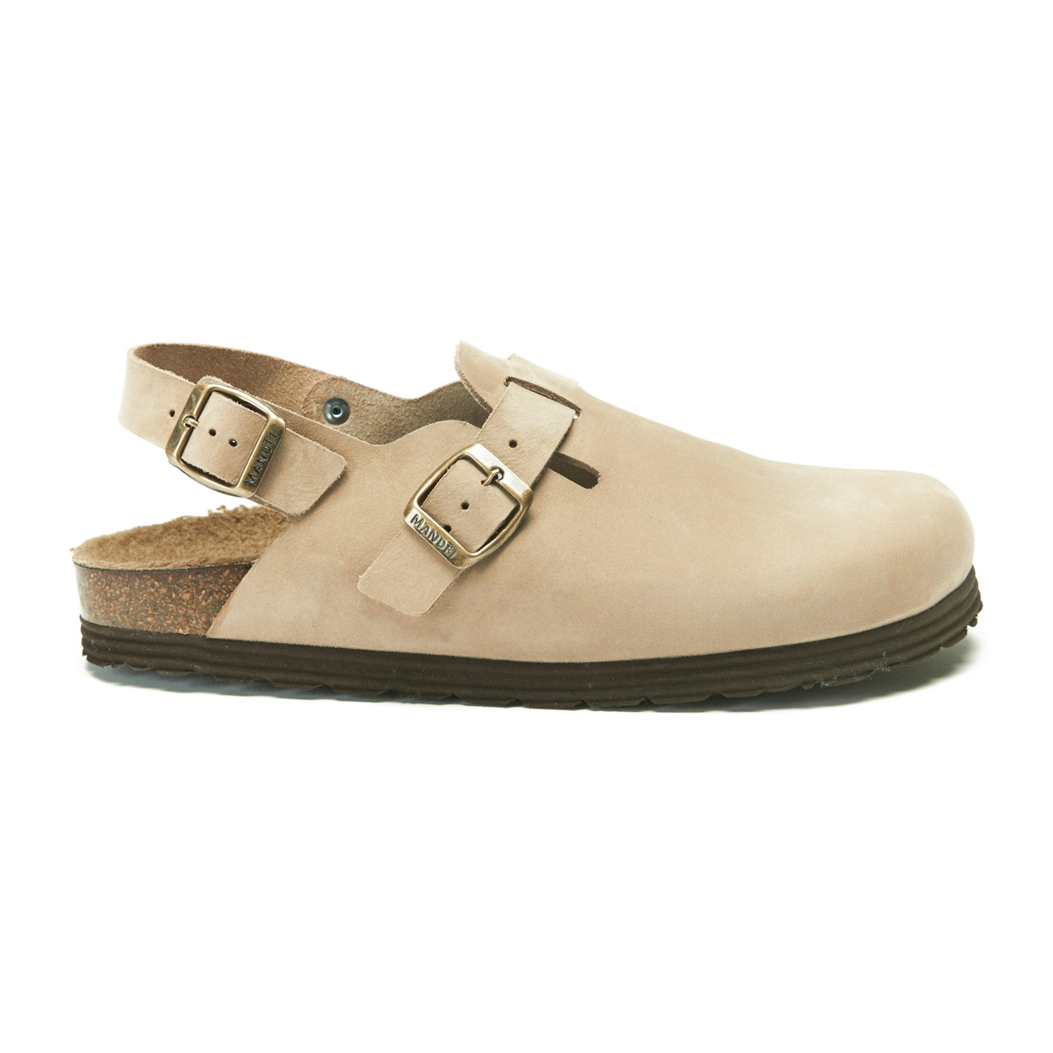 Sabot Mandèl Nubuck Taupe