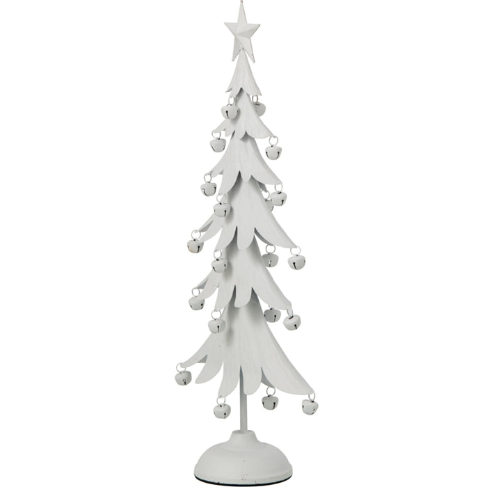 J-Line Sapin de Noël - fer - blanc - small