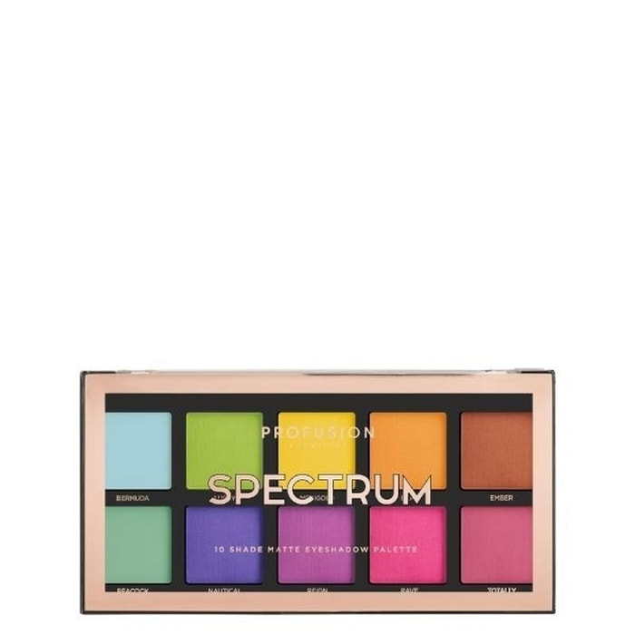 Palette Spectrum - 10 Ombres à Paupières