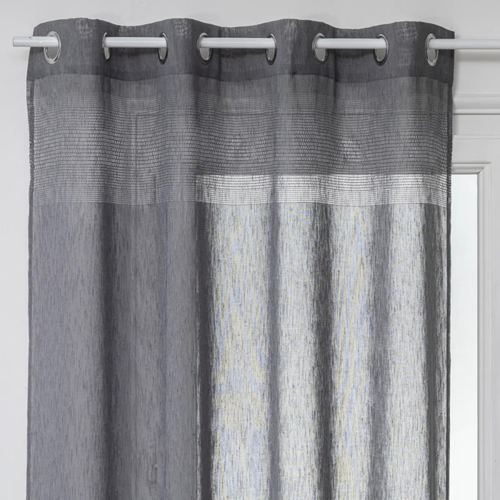 Voilage - gris - 140x240 cm