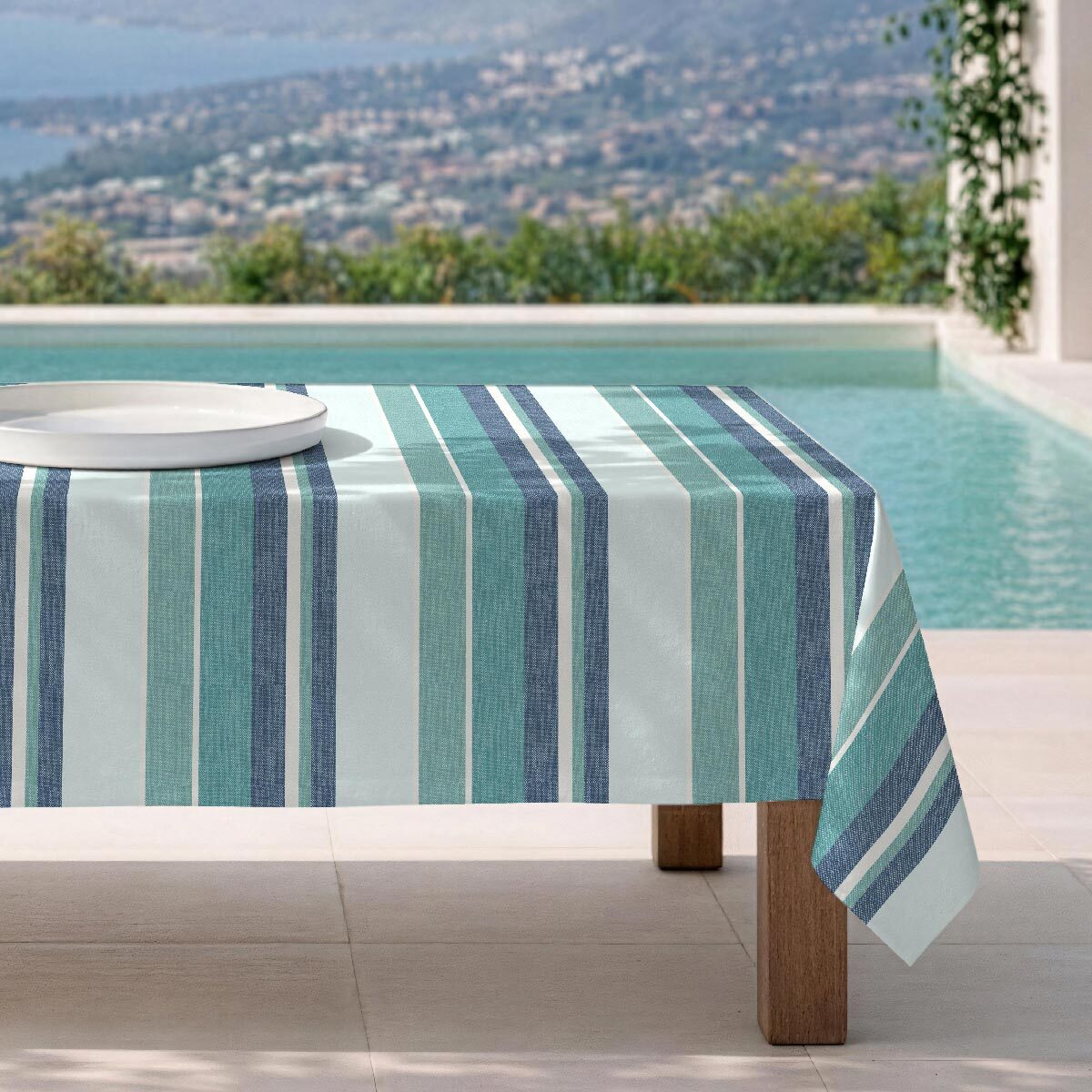 Mantel antimanchas Sea - 100% algodón -