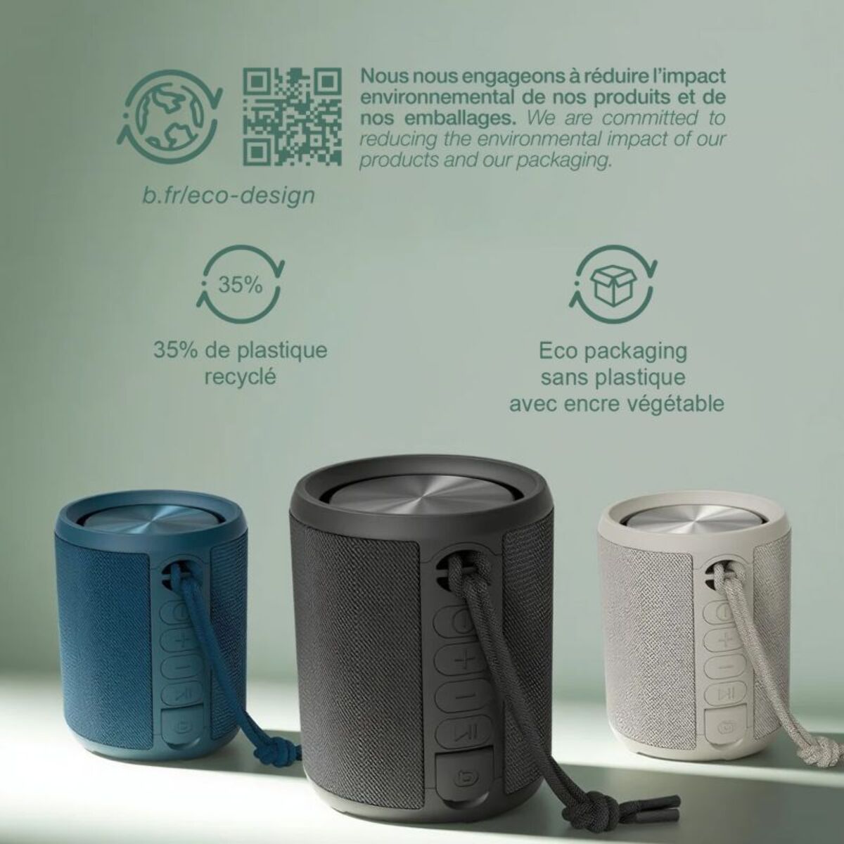 Enceinte portable ESSENTIELB SB70 mini noire