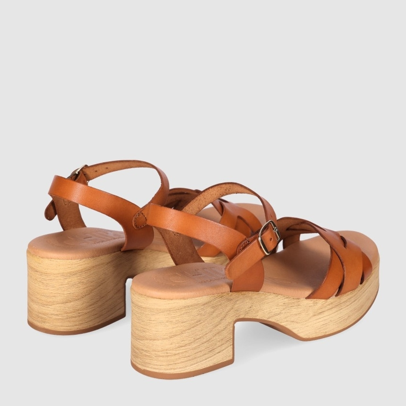 Sandalias de Piel - Cuero - Tacón: 6 cm