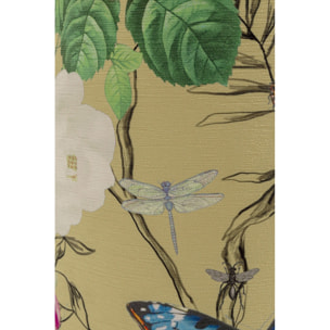 Tabouret Flower Fever 39cm jaune Kare Design