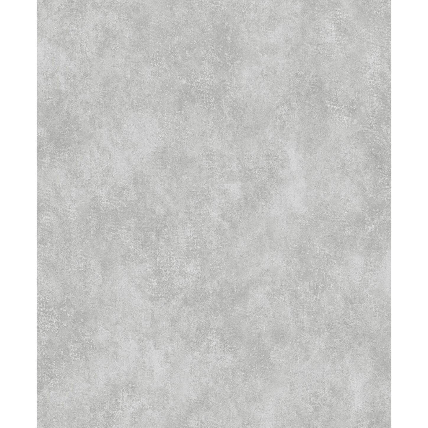 Papier peint uni effet patine gris argent