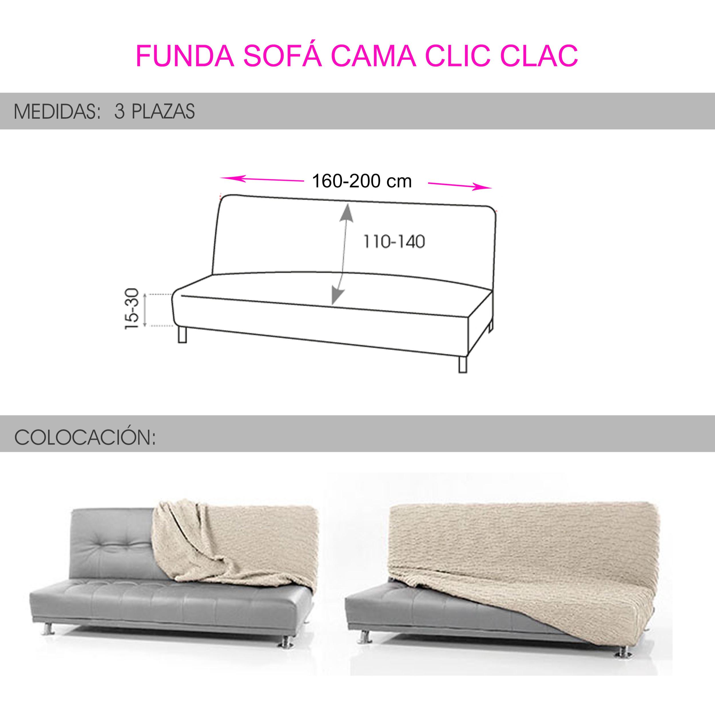 Funda Sofá Cama Clic Clac 3 Plazas STRA Dore Nordic-Home