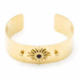 Pulsera de Onix acabada en oro amarillo de 18K- Nepai
