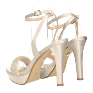 Sandali Donna Tata Italia Argentato