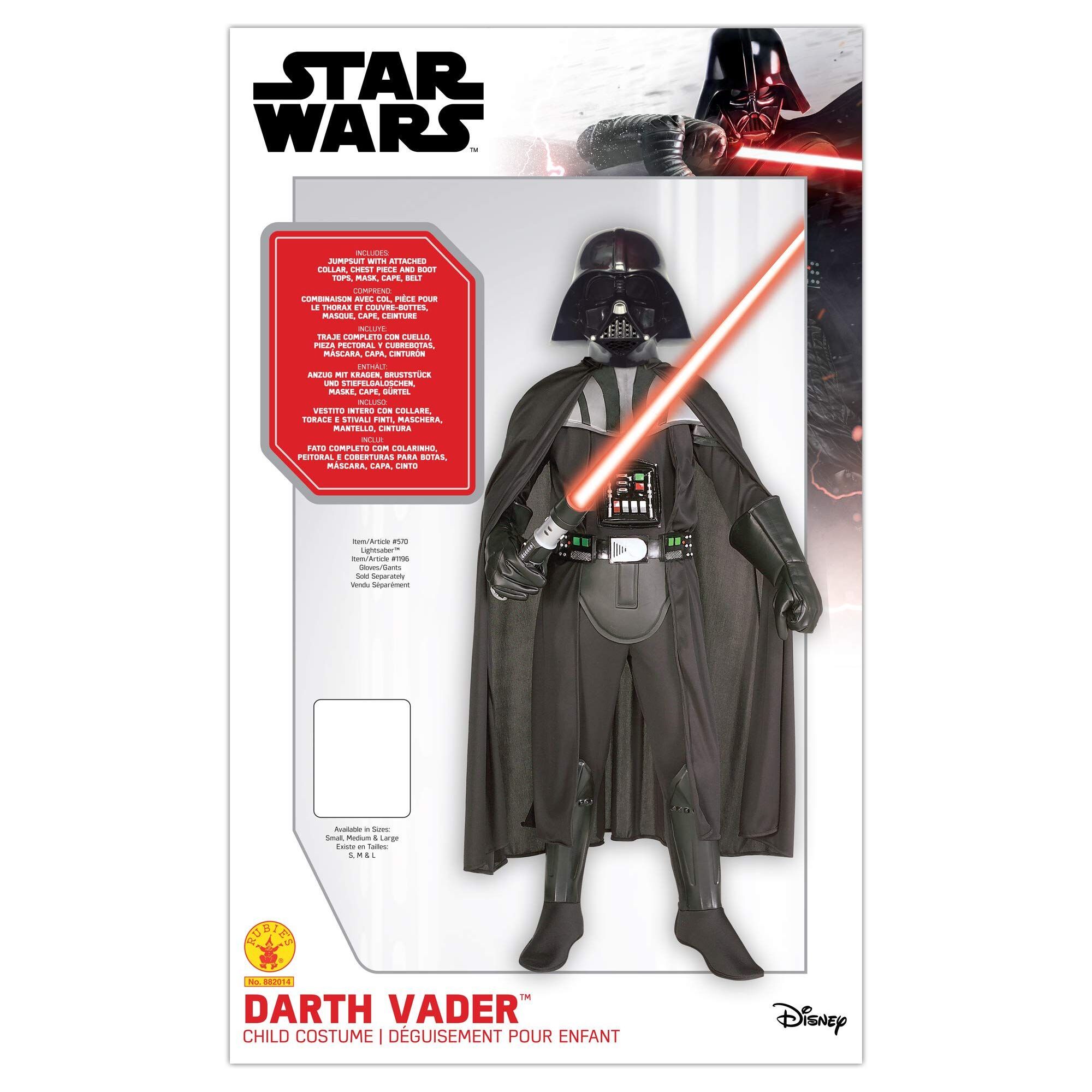 DISFRAZ DARTH VADER PREMIUM INF