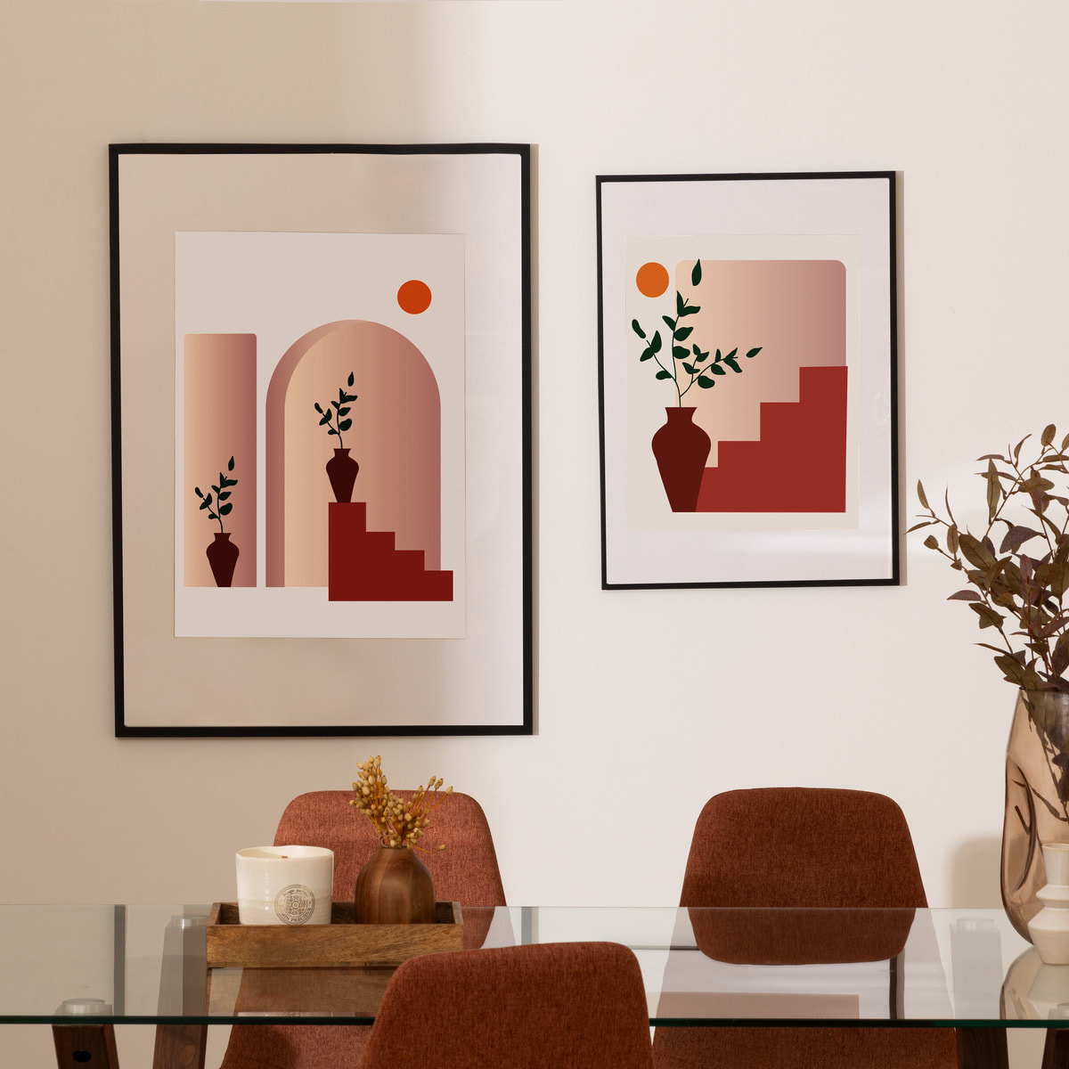 Cadre photo "Manu" noir 70x100cm