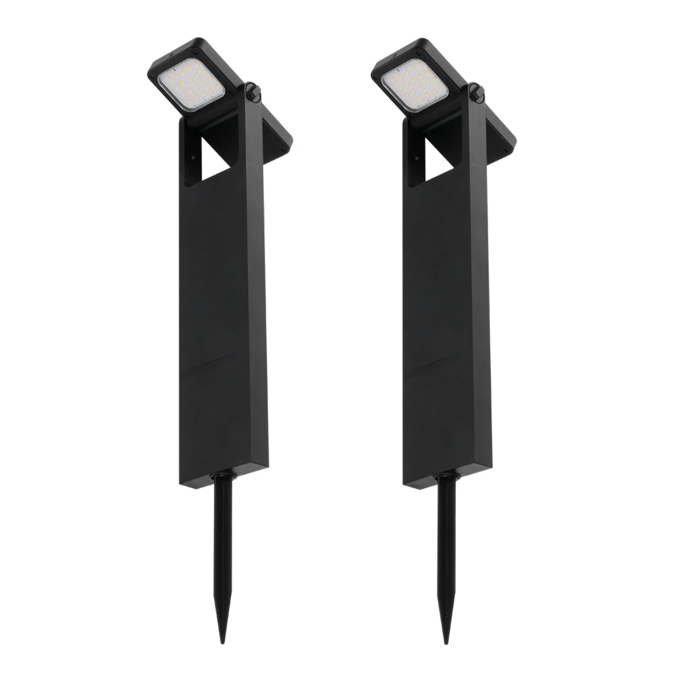 2 Potelet solaire orientable BRITY H49CM