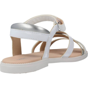 Sandalias Niña de la marca GEOX  modelo J SANDAL KARLY GIRL BLANCO