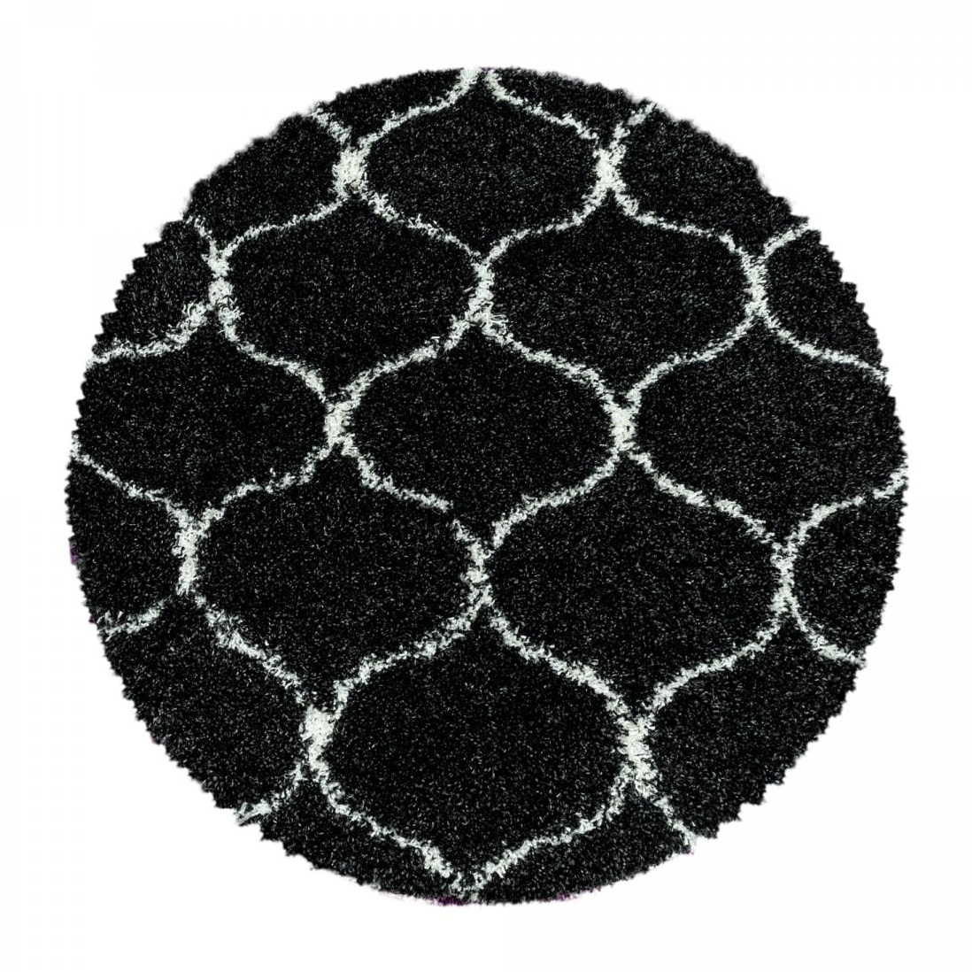 Tapis shaggy tissé motif scandinave SANI