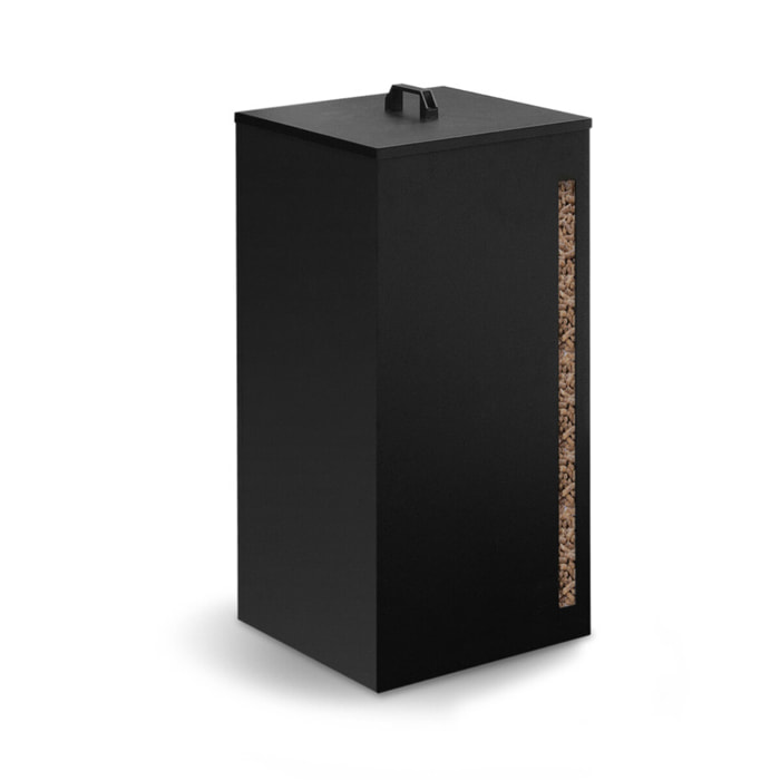 Réservoir à granules et pellets noir 30kg