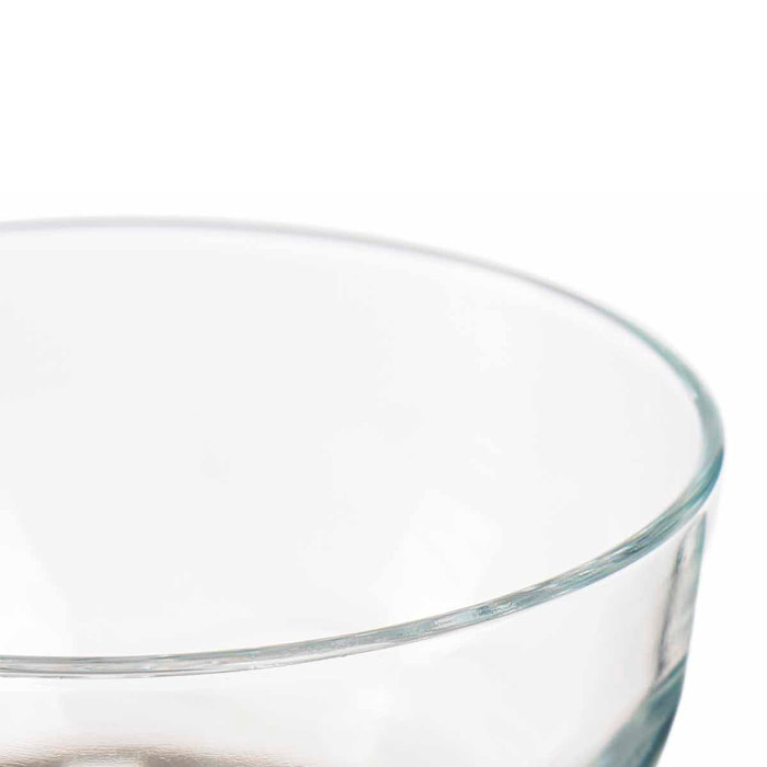 DAM Set 6 boles cristal karaman 275ml 33,5x6,6x22,5 Cm. Color: Transparente