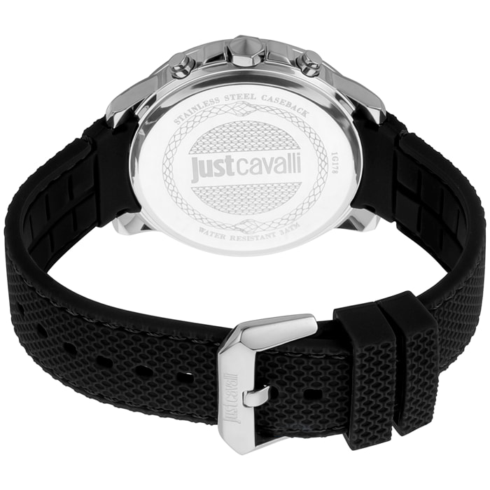 Reloj Just Cavalli JC1G178P0035 Hombre Analogico Cuarzo con Correa de Silicona