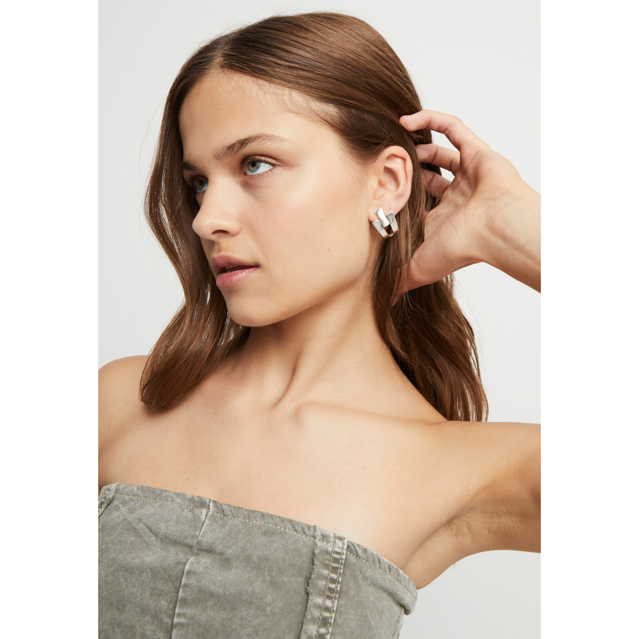 Pendiente SER ORIGINAL PLATEADO U