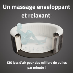 Bestway Spa gonflable rond Lay-Z-Spa Bahamas AirJet 2-4 personnes