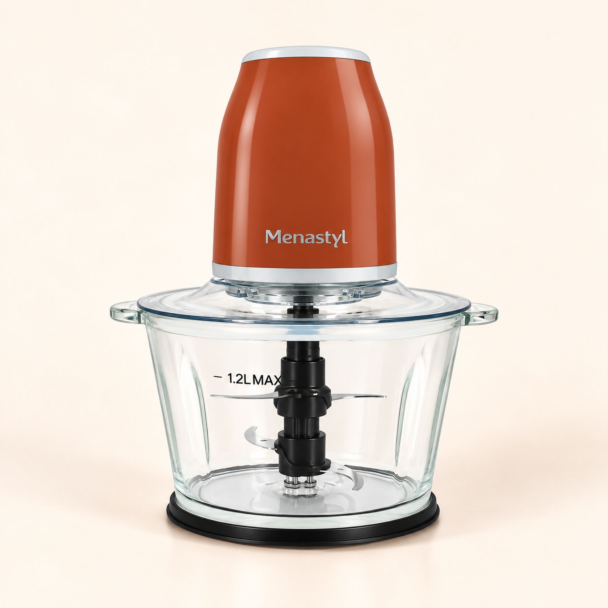 Hachoir électrique 1,2L brique RETRO