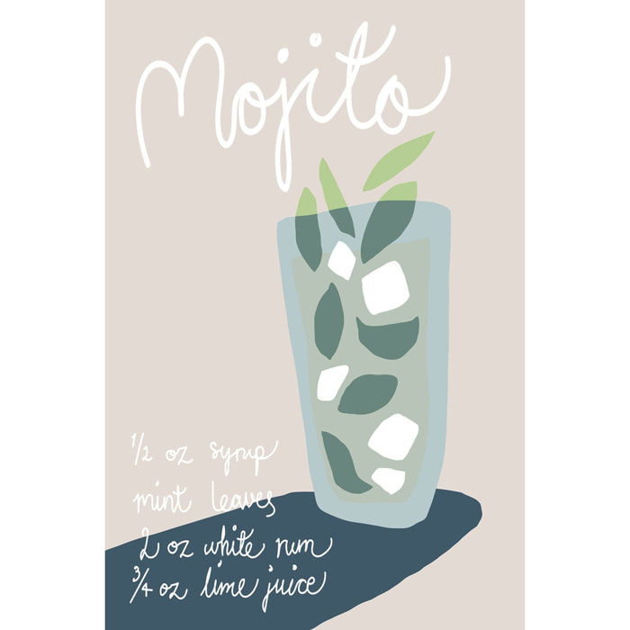 Tableau pause mojito Tableau plexiglas