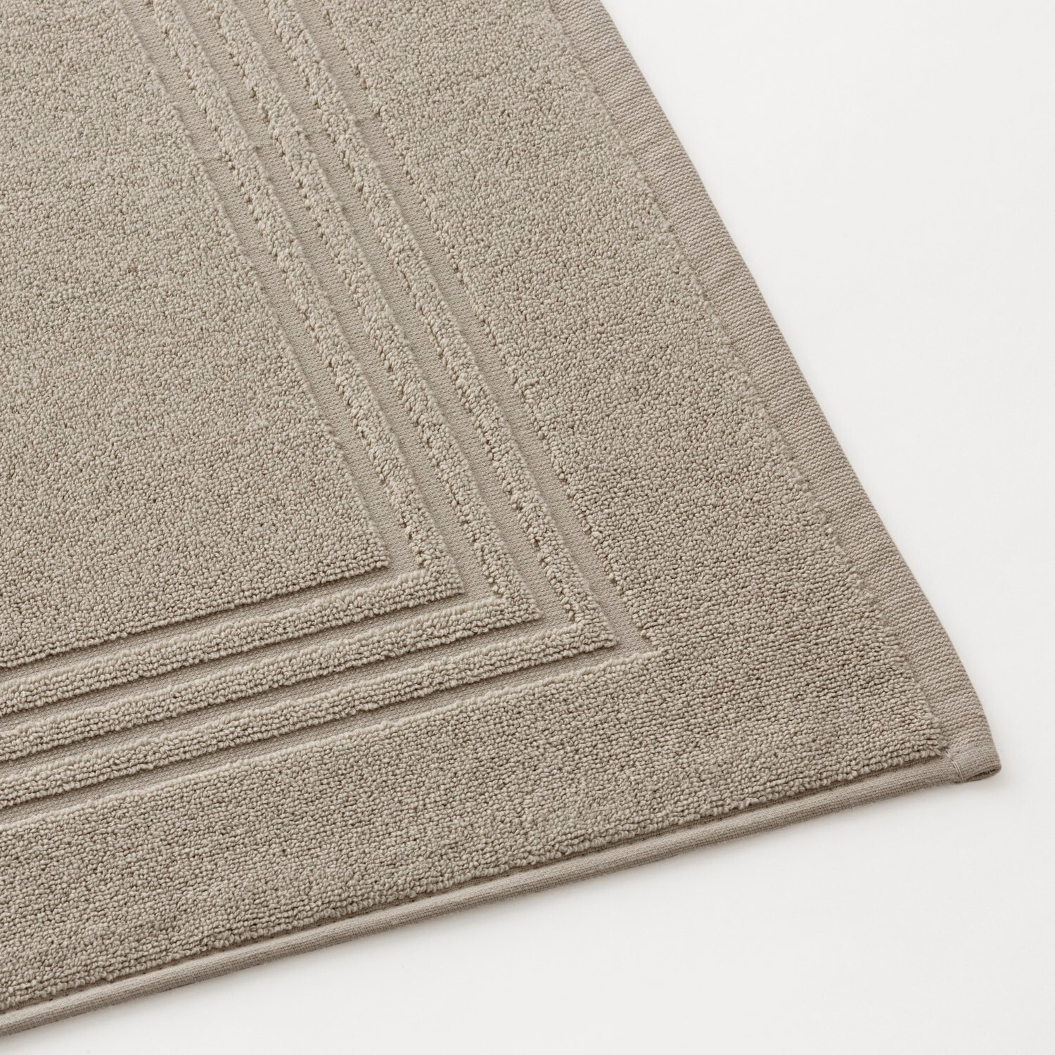 Tapis de Bain Coton Peigné - 920 g/m2 TAUPE