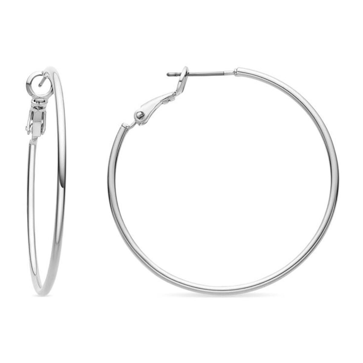 Pendientes Lux by Lux acabadoss en rodio