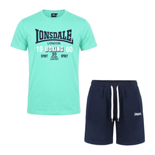 Completo Set Uomo LONSDALE Cotone Corto