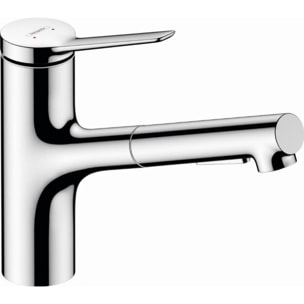 Mitigeur de cuisine Zesis M33150 avec douchette extractible 2 jets - HANSGROHE - 74800000