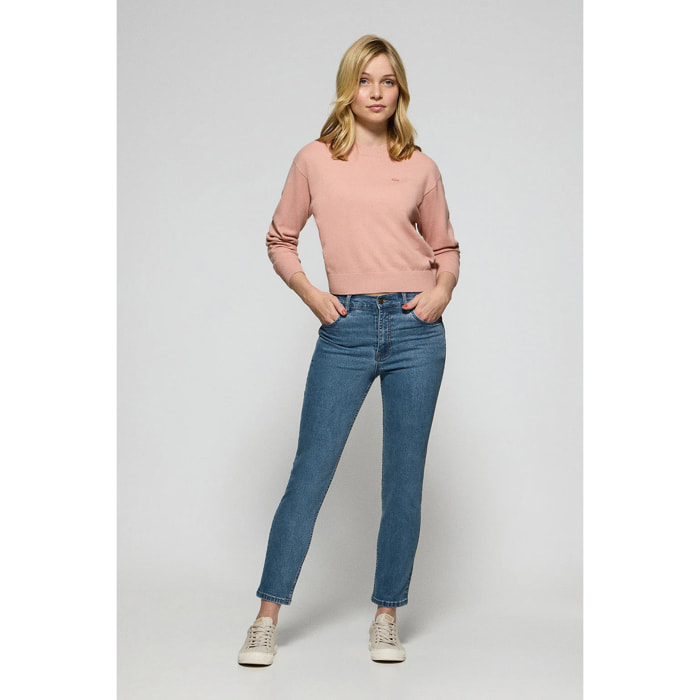 Jeans Telma blu denim con particolari Polo Club