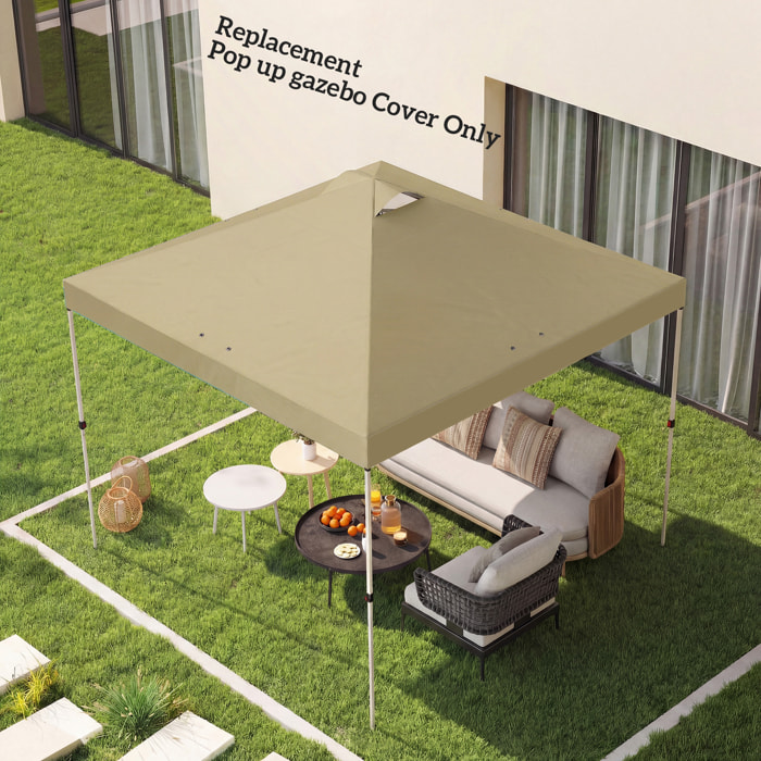 Toile de rechange tonnelle barnum 3x3m polyester imperméable UV50+ acre