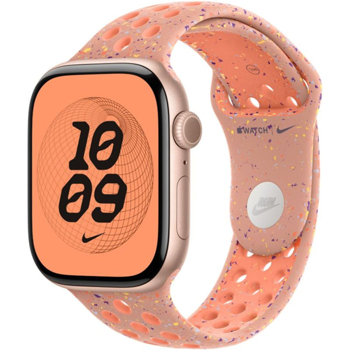 Bracelet APPLE 46 mm S/M Sport Nike Rose Alpenglow