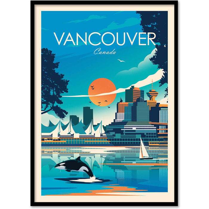 Affiche - Vancouver Canada - Studio Inception