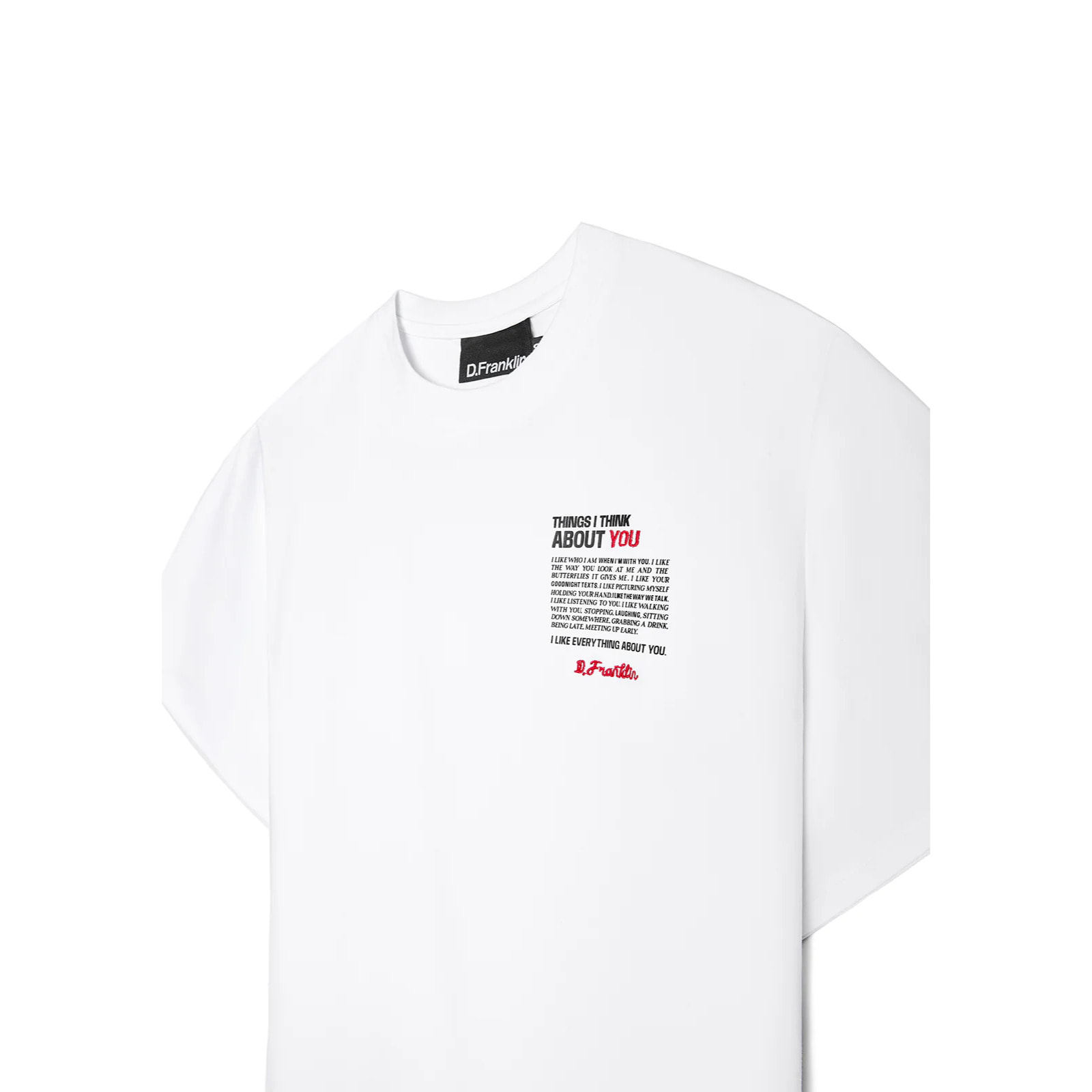 Camiseta Edición San Valentín Love About You Blanco