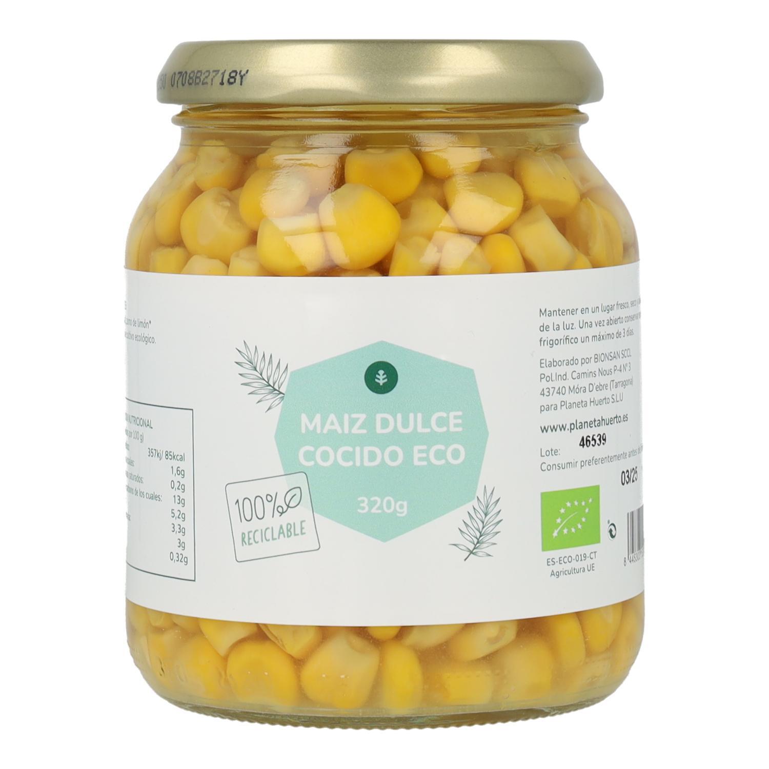 Maíz dulce ECO Planeta Huerto 340 g