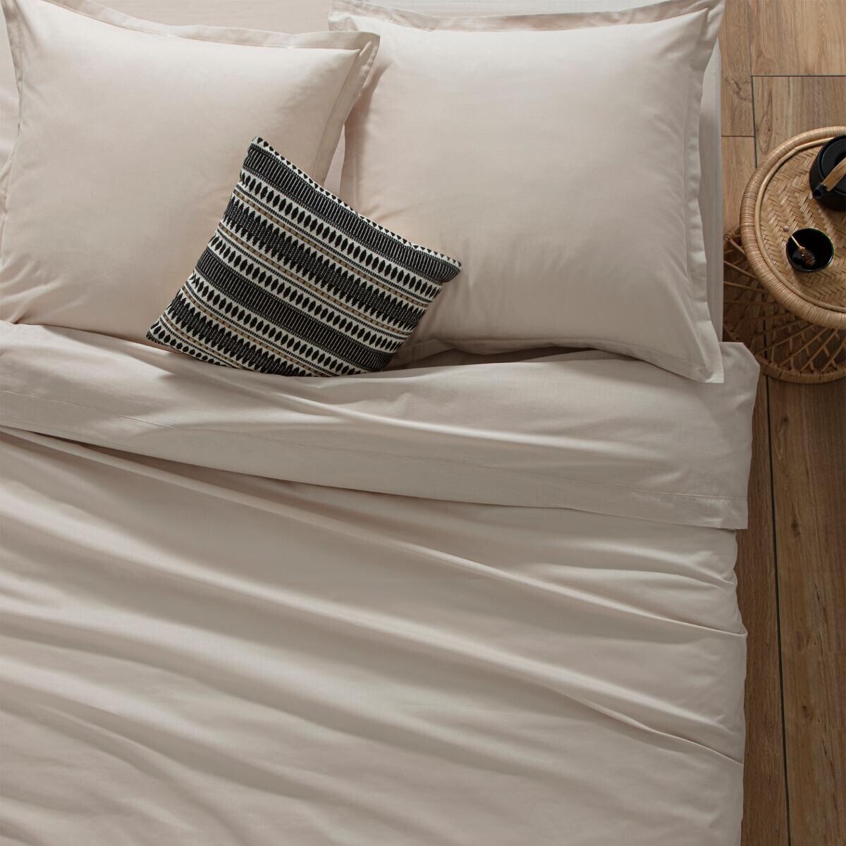 Drap-housse "Carina" en coton 140x190 cm
