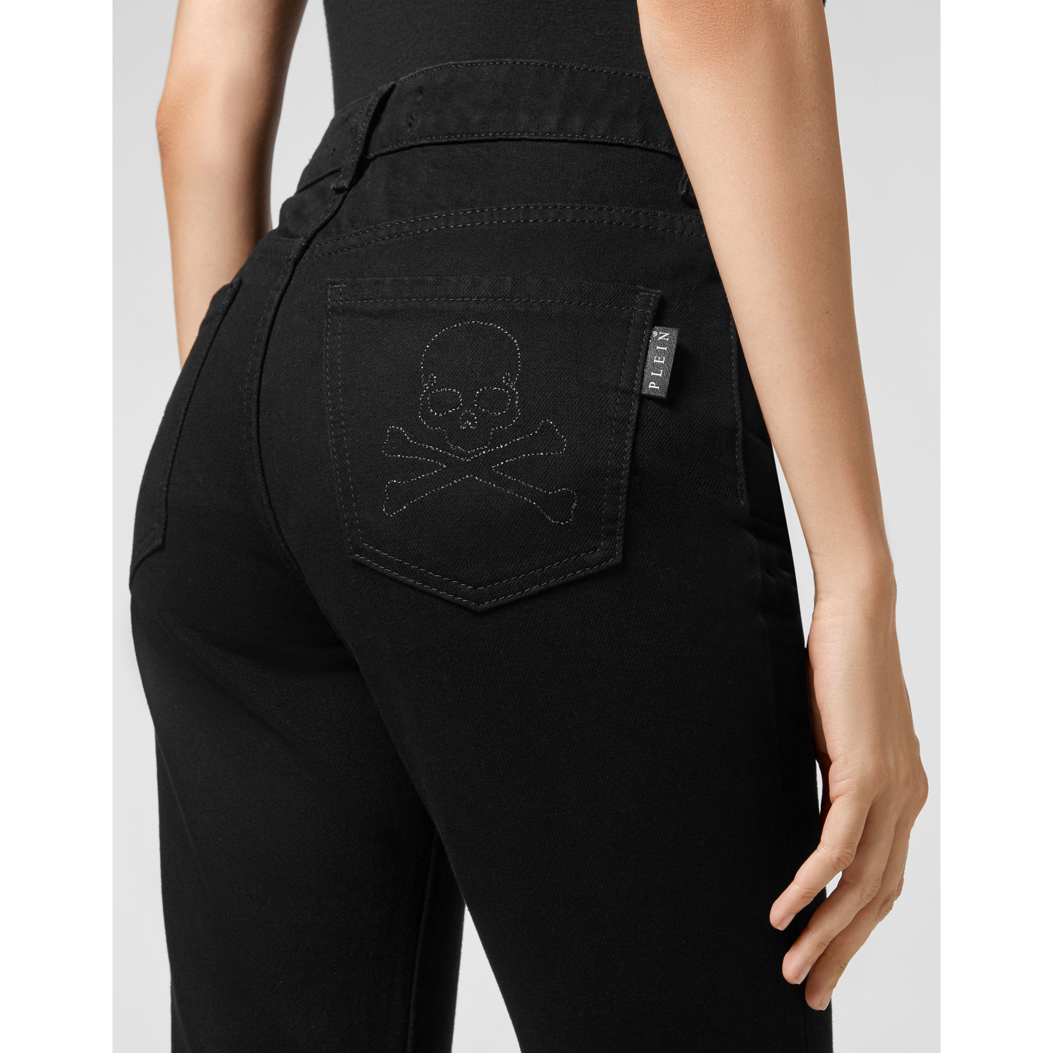 PHILIPP PLEIN Jeans dal taglio flare SKULL
