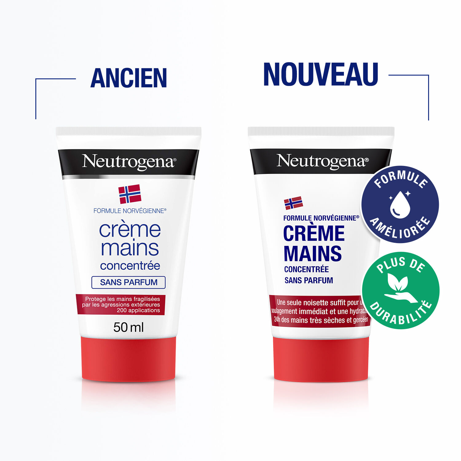 Crème mains - Duo Crème Mains Concentrée sans Parfum 2x50 ml