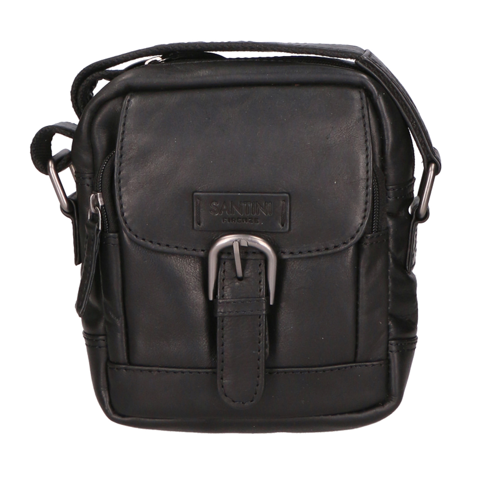 Borsa a tracolla unisex In Vera pelle Made in India 15x19x5 cm