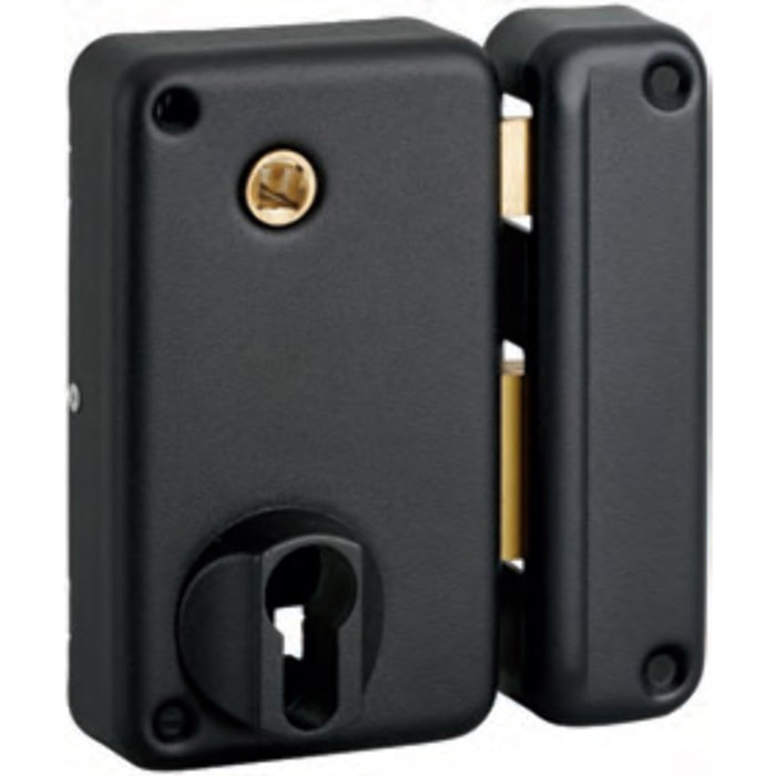 Serrure applique verticale THIRARD - Fouillot - Cylindre européen - Droite - 75x130 - 009816