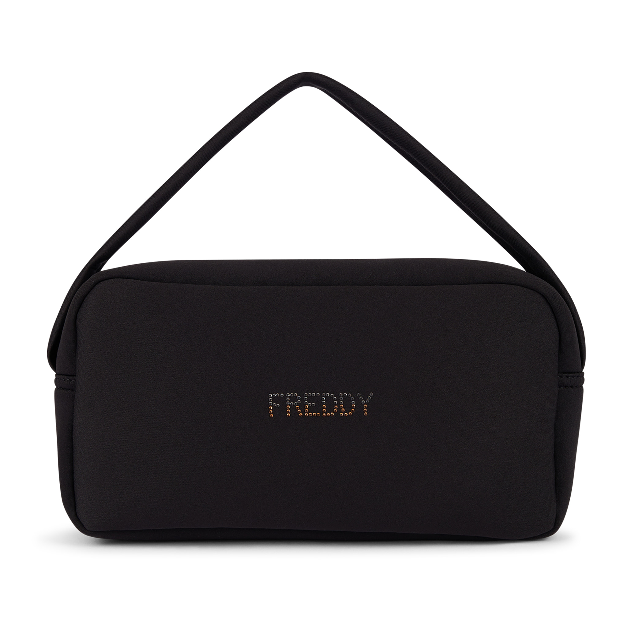 Borsa a spalla in neoprene con logo FREDDY in strass
