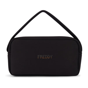 Borsa a spalla in neoprene con logo FREDDY in strass