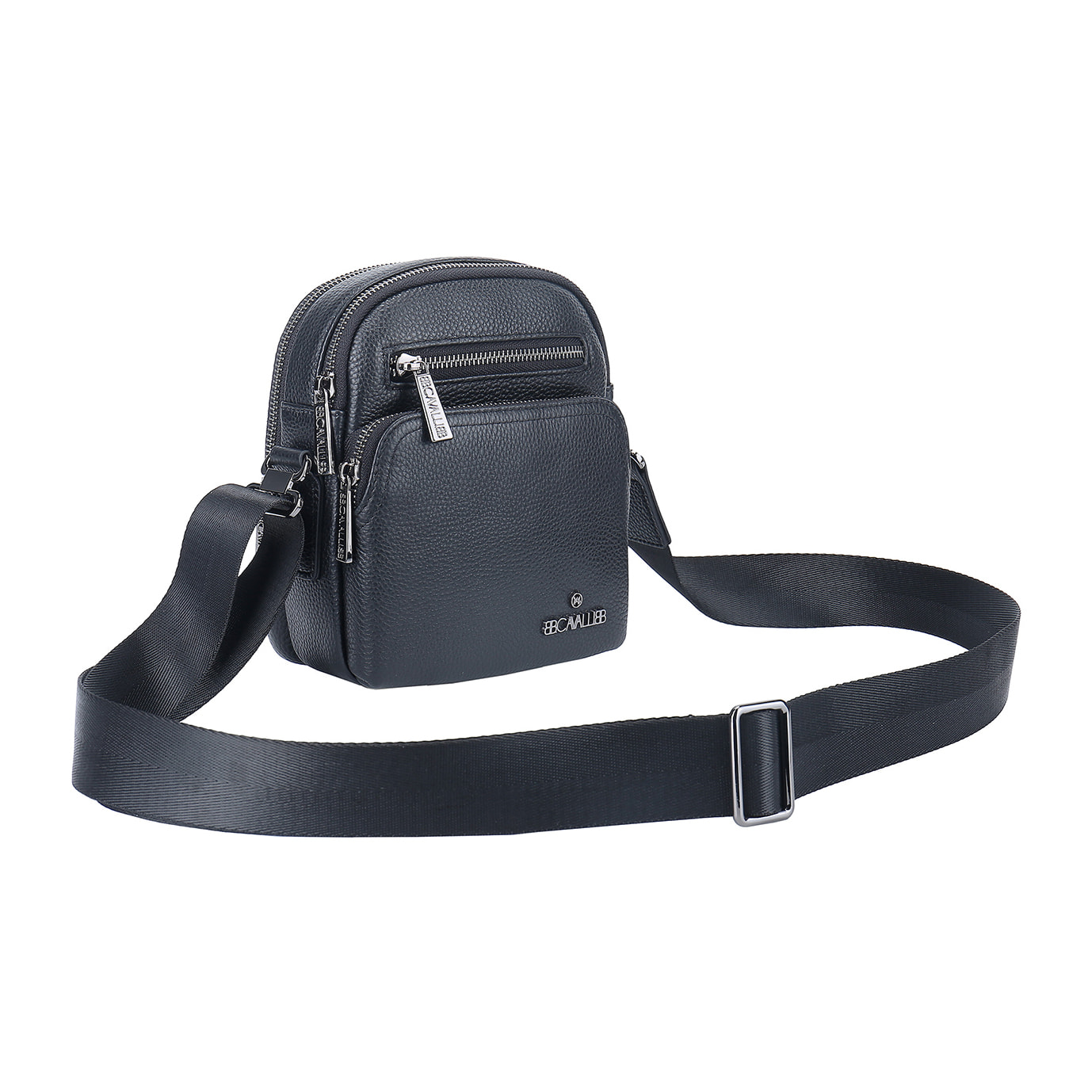 Borsa a tracolla  da uomo In Vera pelle Made in Italy 16x20x9 cm