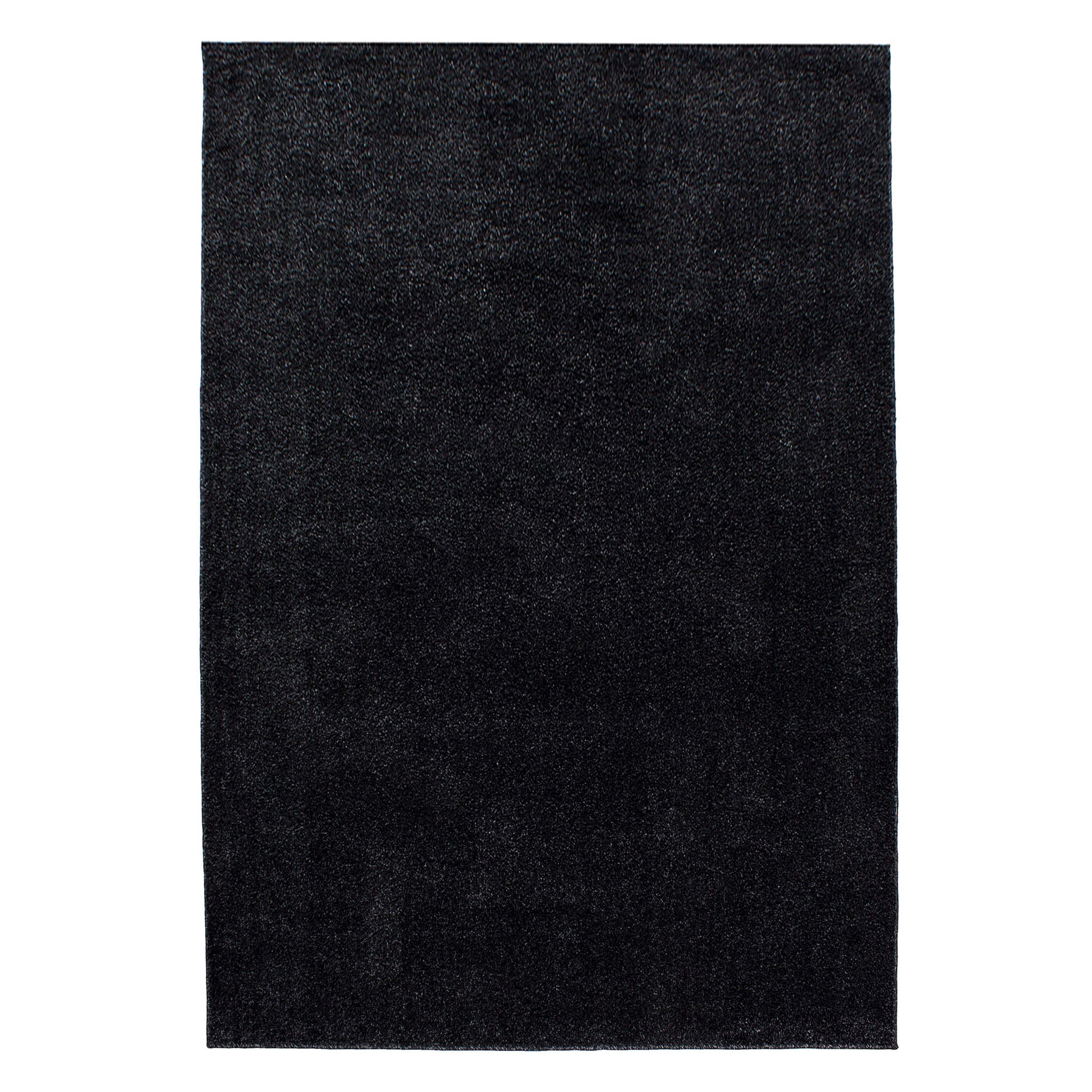 CALIFORNIE - Tapis rond uni à poils courts Anthracite