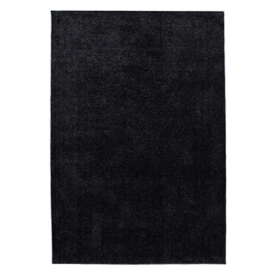 CALIFORNIE - Tapis rond uni à poils courts Anthracite