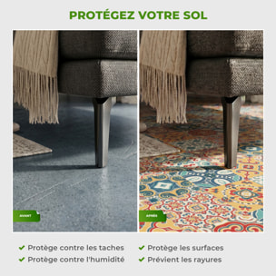 Sticker Sol avec laminat de Protection en Plastique Anti-dérapant | Stickers adhésif Sol - CARRELAGES SOL TOLIO - 1 sticker
