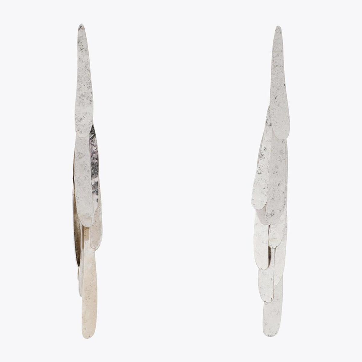 Orecchini con Frange Metalliche