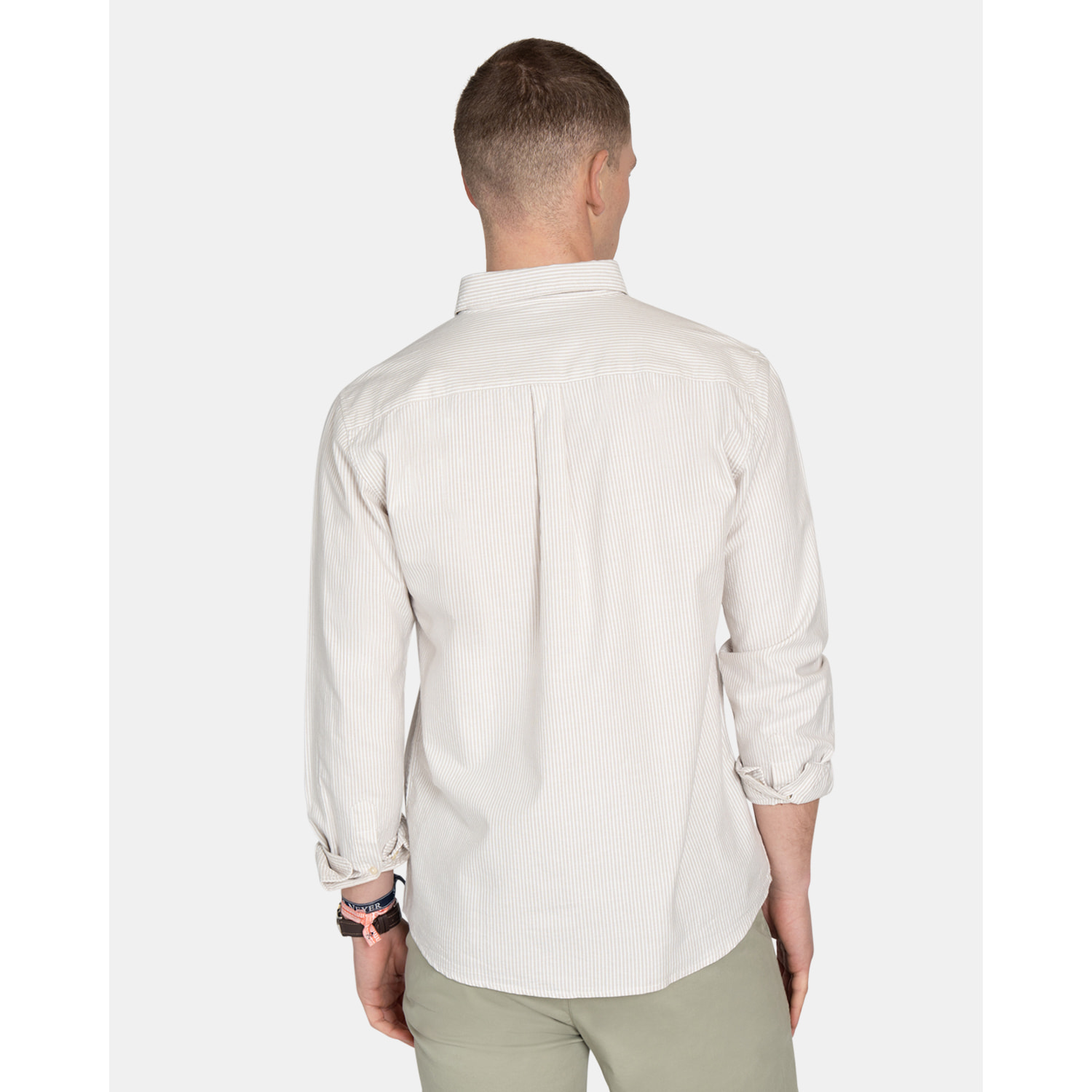 CAMISA MONACO STRIPED OXFORD