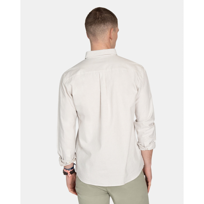 CAMISA MONACO STRIPED OXFORD