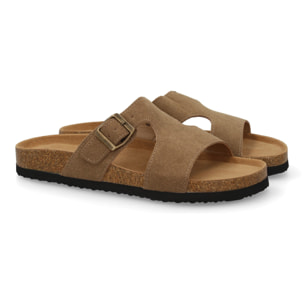 Sandalia hombre cómoda con hebilla