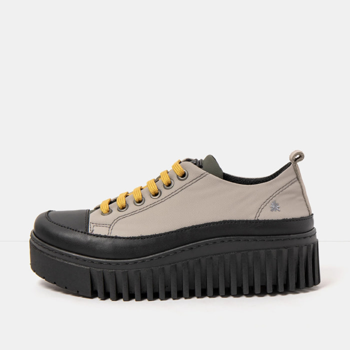 Zapatos 1518A RUBBER NYLON GREY-KAKI/BRIGHTON color Grey-kaki